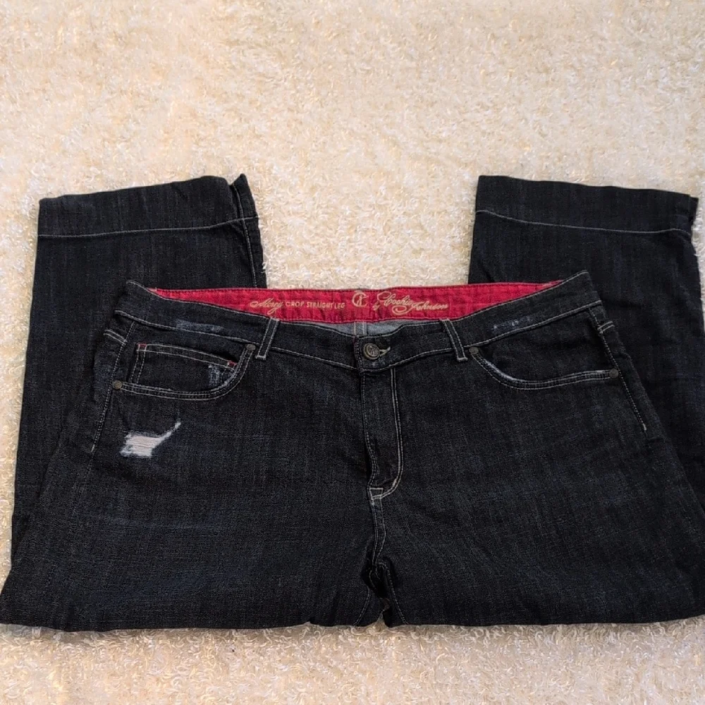 Stylish COOKIE JOHNSON Jean Crop Size 34 - Picture 1 of 3